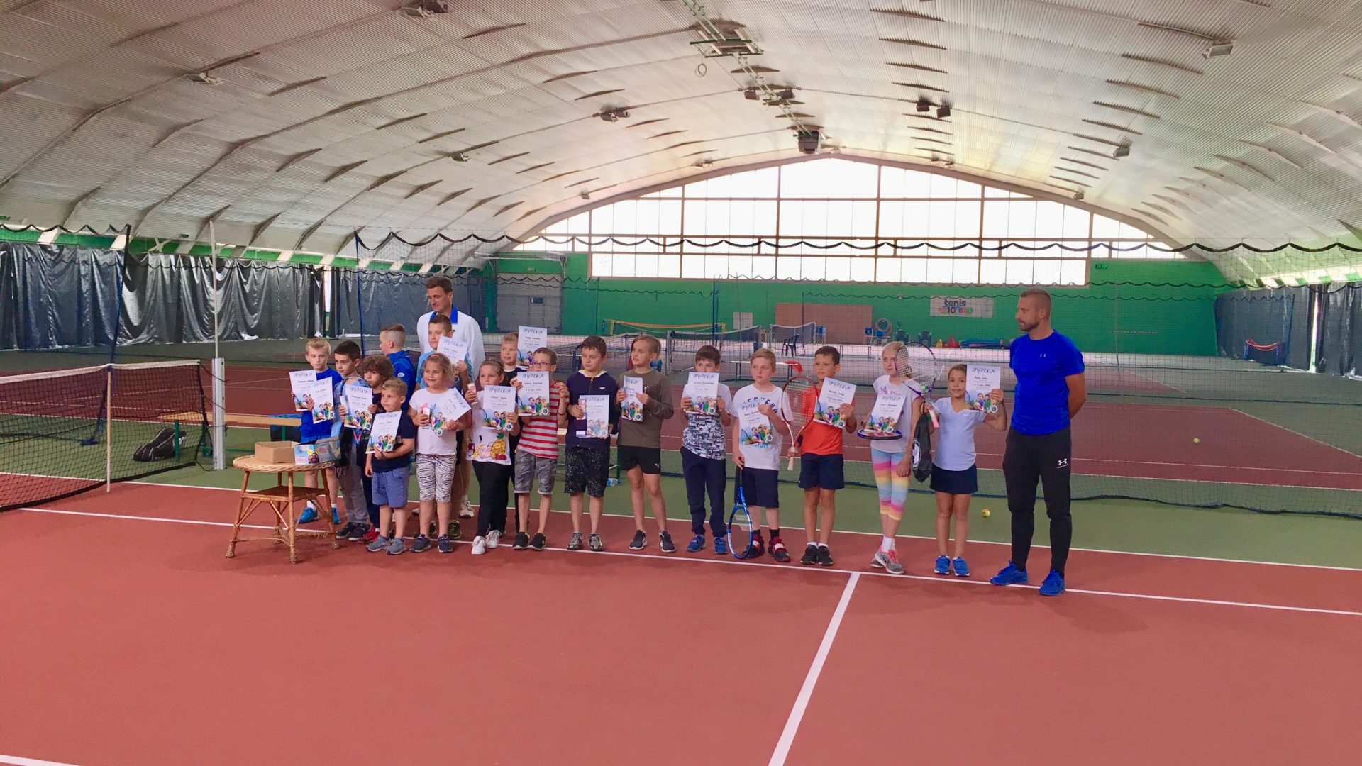 Koniec pierwszego turnusu Półkolonii na kortach MKT